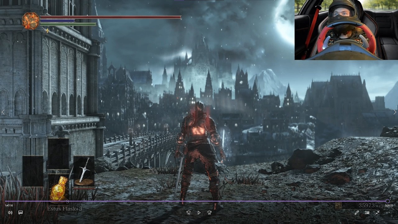 Dark Souls 3 on a Racing Wheel ep 2