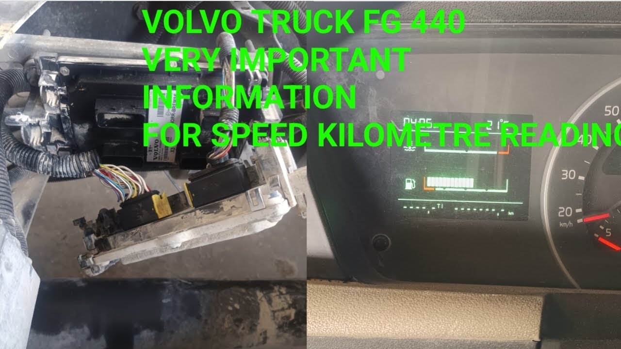 Volvo speed kilometer reading not soving