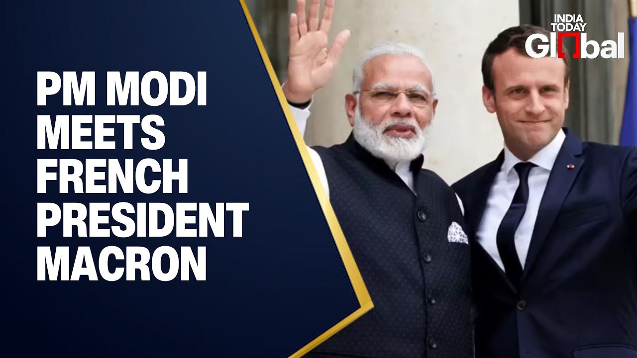 LIVE: PM Narendra Modi Meets French President Emmanuel Macron in Nice