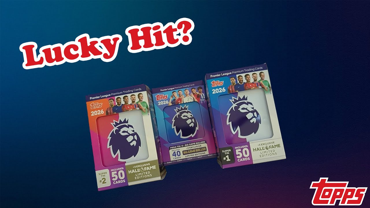 Unboxing TOPPS PREMIER LEAGUE HOF & BGB Tins