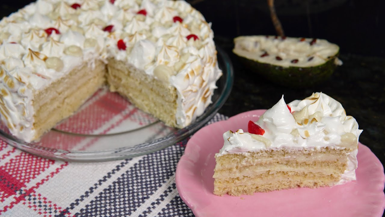 Torta de Guanábana con Merengue de Guanábana | ¡Receta Completa!
