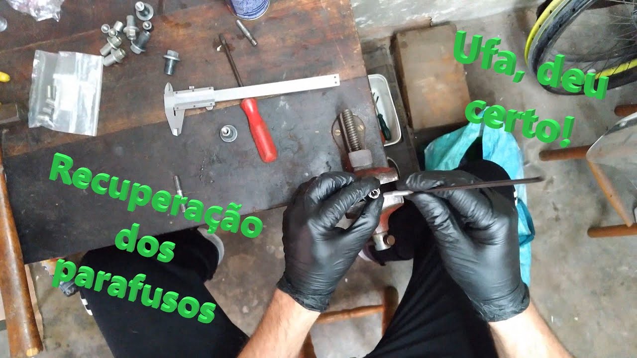 Recuperação parafusos cabeçote RD350 *helicoil*