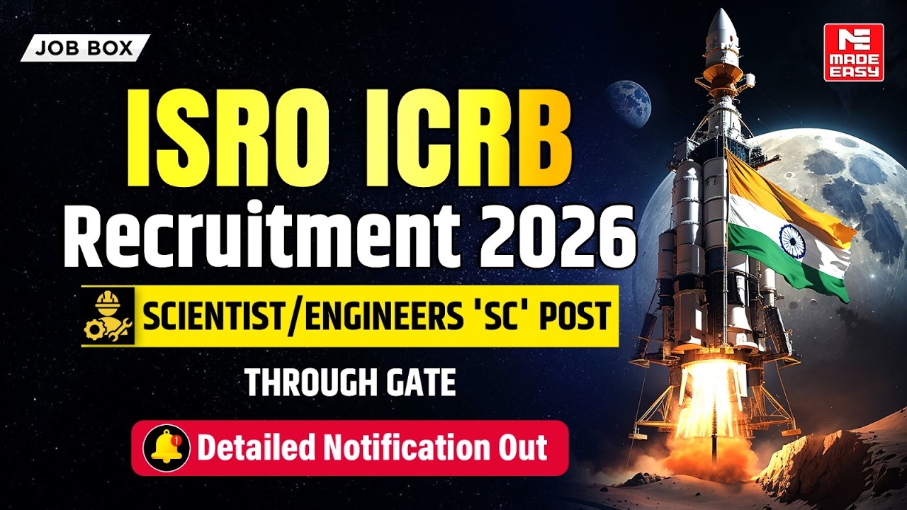 ISRO Scientist Recruitment 2026 | Through GATE | Eligibility, Vacancies, Salary & Selection Process!