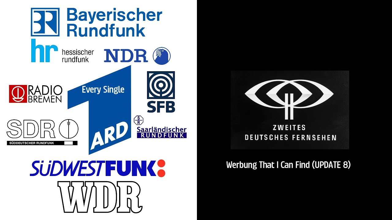 Every Single ARD ZDF Werbung That I Can Find (UPDATE 8)