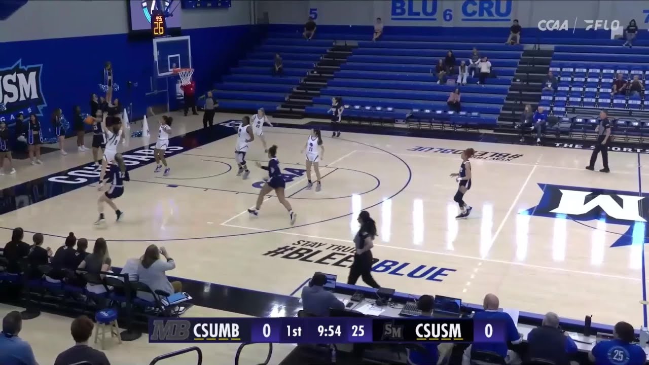 Cal State Monterey Bay vs Cal State San Marcos - Women's Basketball | CCAA Highlights
