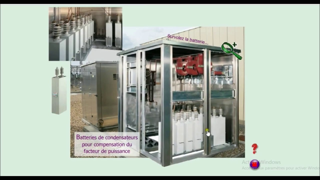Poste source HTB /HTA (Schéma unifilaire)