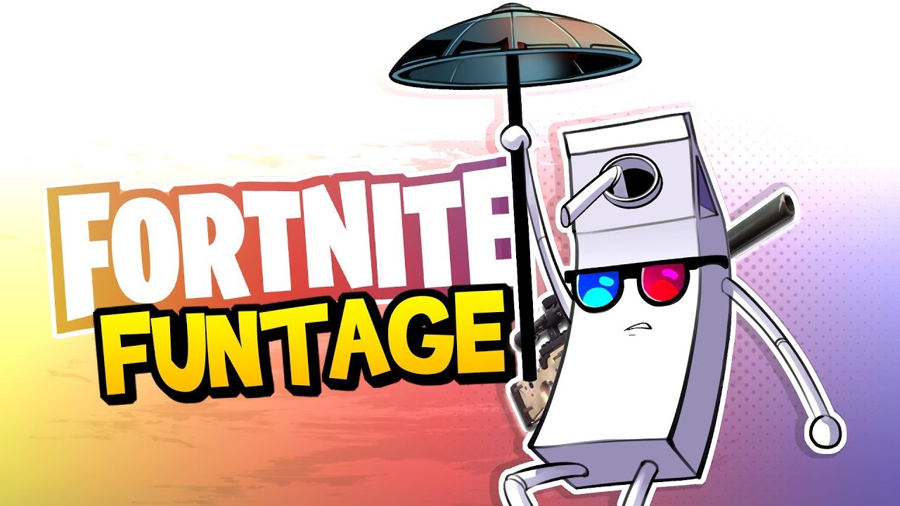 Fortnite Battle Royale FUNTAGE! - MLG Trickshot, The BEST Skybridge & More!