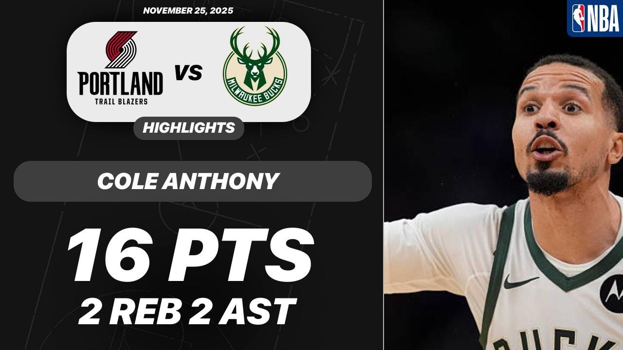 Cole Anthony vs Portland Trail Blazers | 16 PTS 2 REB 2 AST 1 BLK 2 STL | NBA 11-24-2025 Highlights