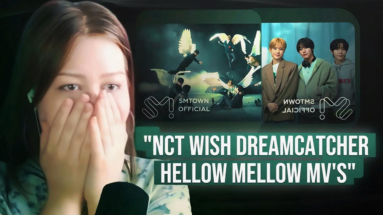NCT WISH - DREAMCATCHER & HELLOW MELLOW Реакция (Впервые смотрю клипы NCT)