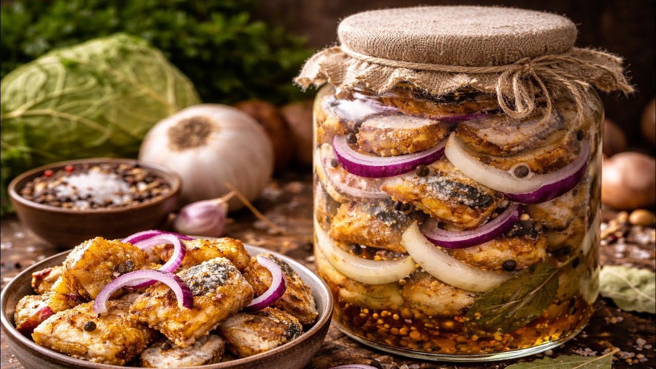 Najlepsze Śledzie w Słoiku - Idealna Zalewa 10% ocet i smażone Filety