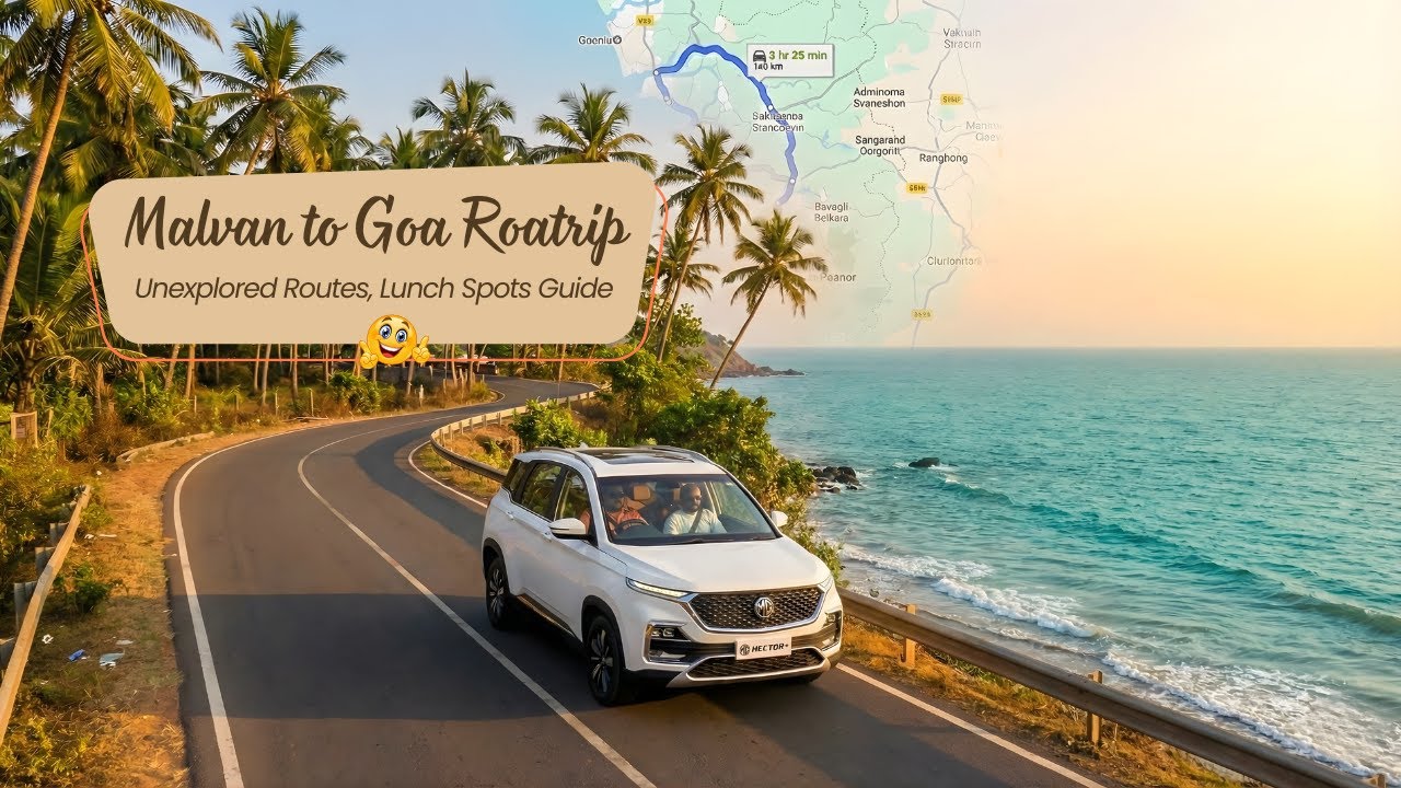 Malvan → Goa | GPS Trouble, Best Fish Thali & Hidden Airport Views