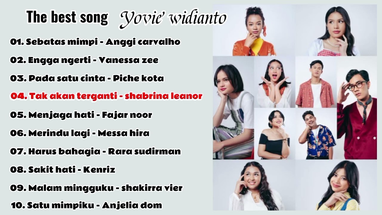 The best song yovie widianto feat Top 10 indonesian idol
