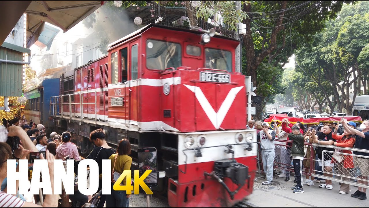 Hanoi, Vietnam, walking tour 4k 60fps