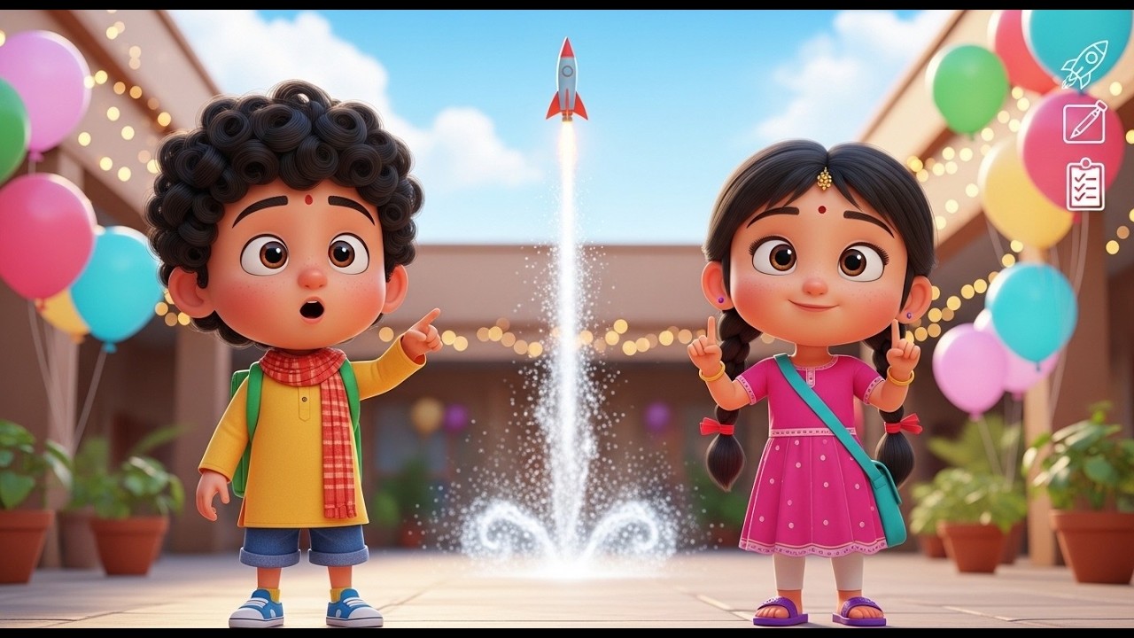 Bunty Ka Mini Rocket | Hindi Cartoon for Kids | Funny Animation