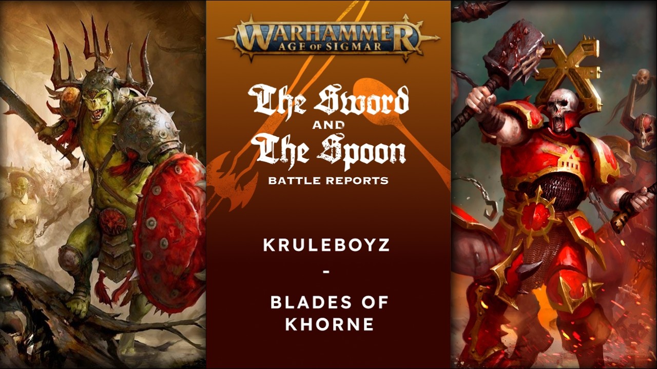 Kruleboyz v Blades of Khorne #games #warhammercommunity  #ageofsigmar