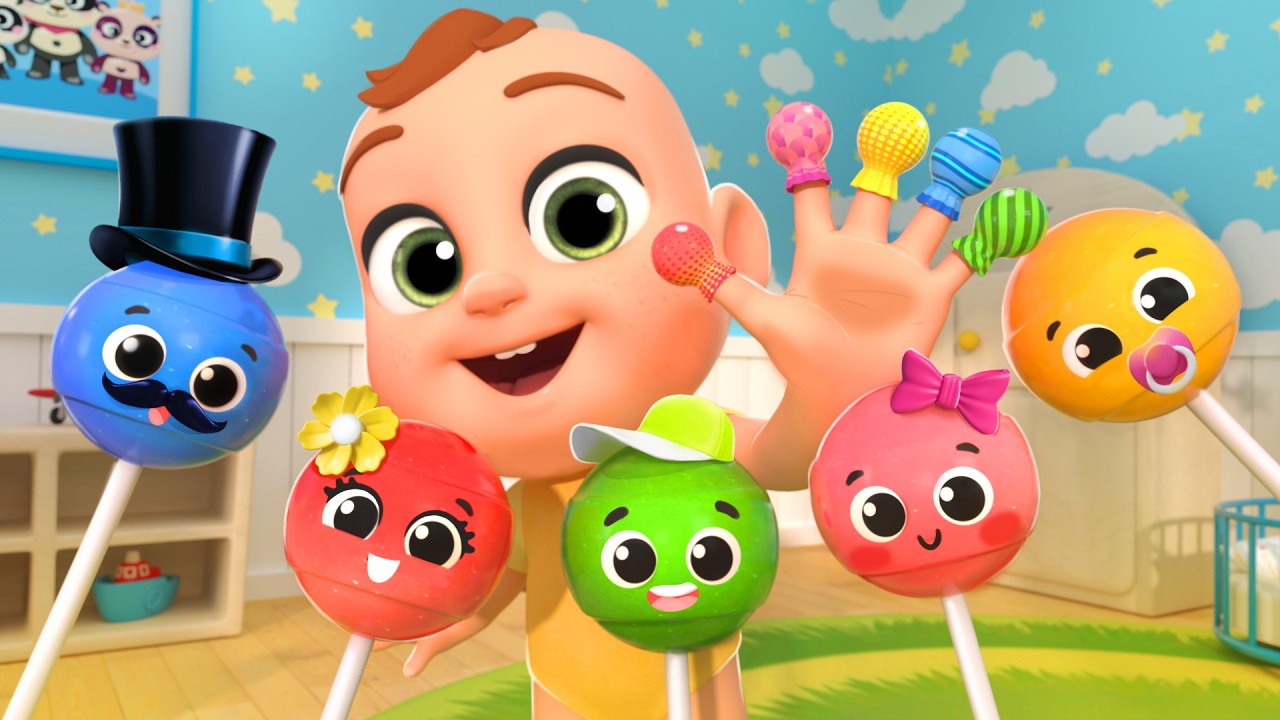 Pop! Pop! Lollipop Finger Family! | Yummy Sweet Song | Baby songs | Nursery Rhymes & Kids Songs