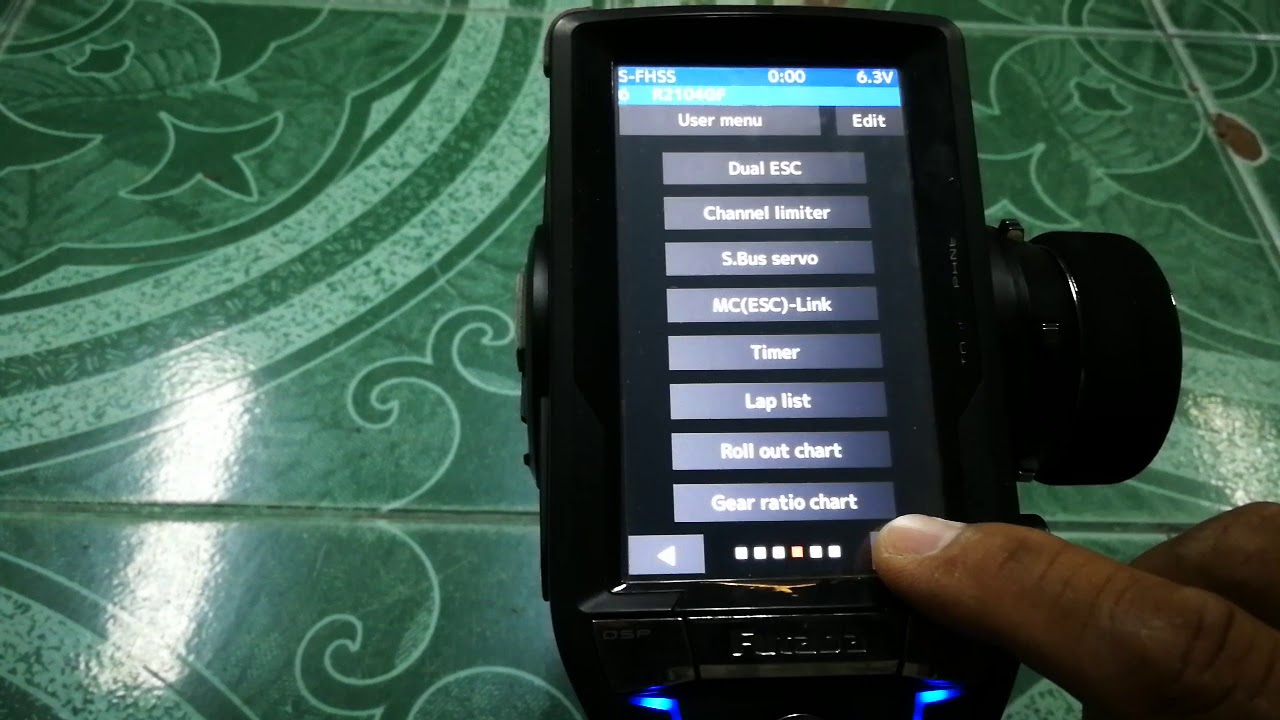 Futaba 7PX setting for Rock Crawler