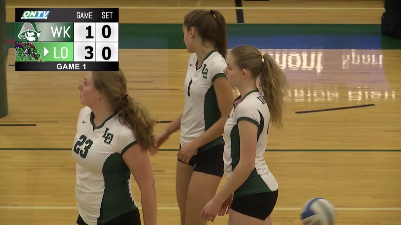 Volleyball Districts 2016: Lake Orion vs Waterford Kettering