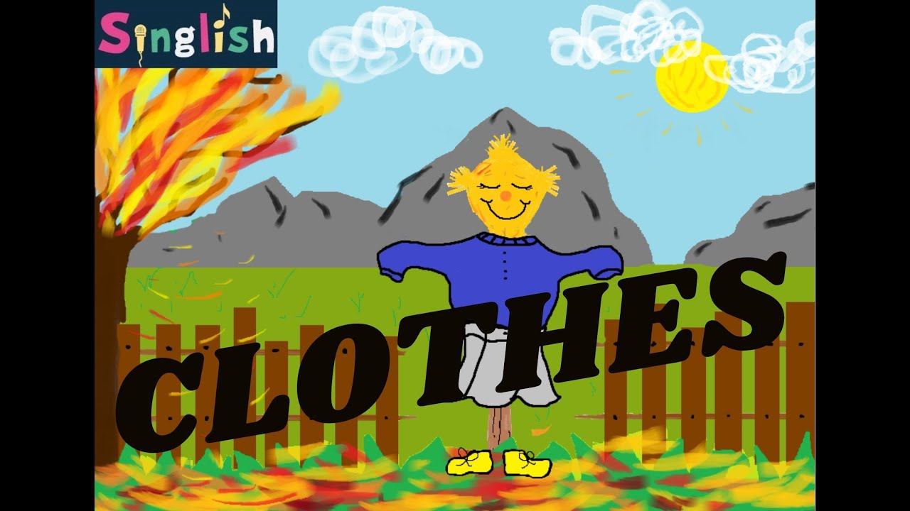 CLOTHES 1 - Piosenki po angielsku dla dzieci/Songs in English for children. (BUGS TEAM 2)