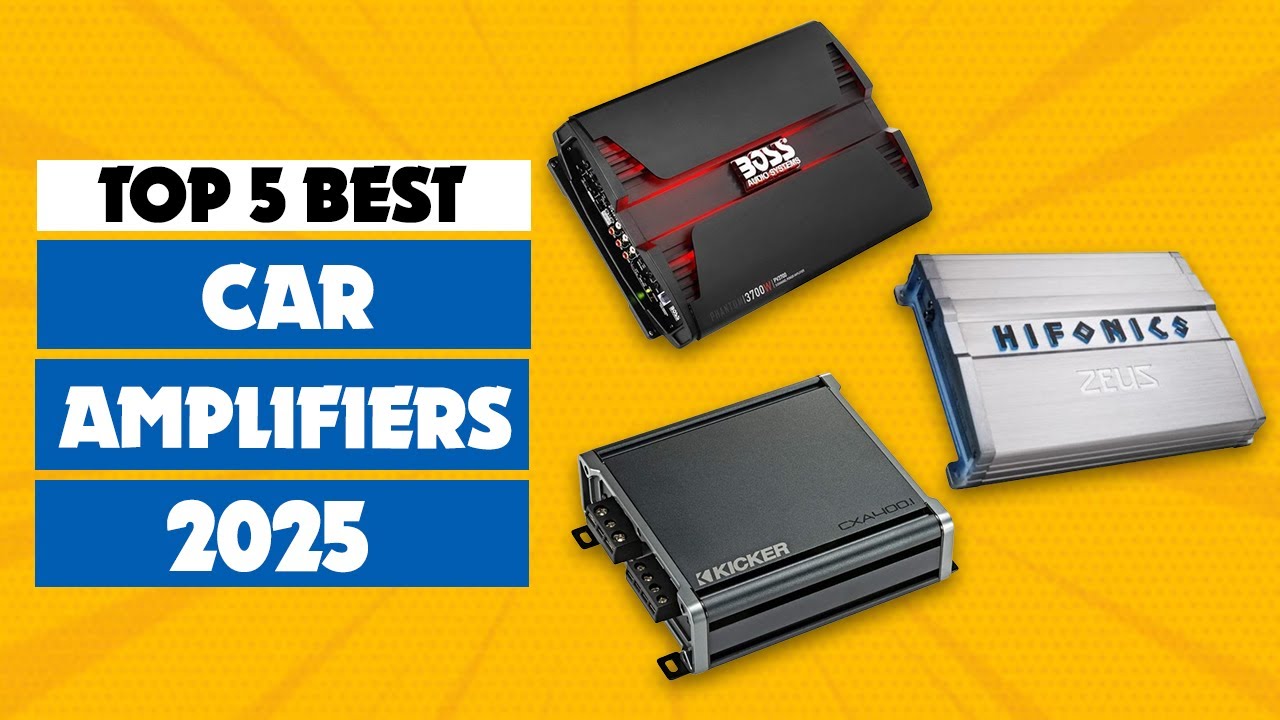 Top 5 Best Car Amplifiers for Sound Quality 2025 | Affordable & Powerful Car Audio Systems