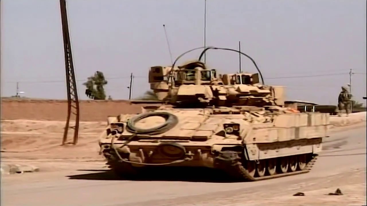 Iraq War - Mechanized Infantry Patrol In Tikrit