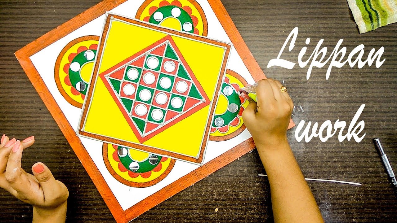 DIY wall decor ideas | lippan work | Gujarat | indian culture | Lippan art