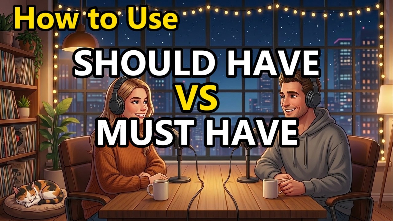 Rearview Mirror vs. Magnifying Glass: Master Past Modals in English | Real Conversation Practice