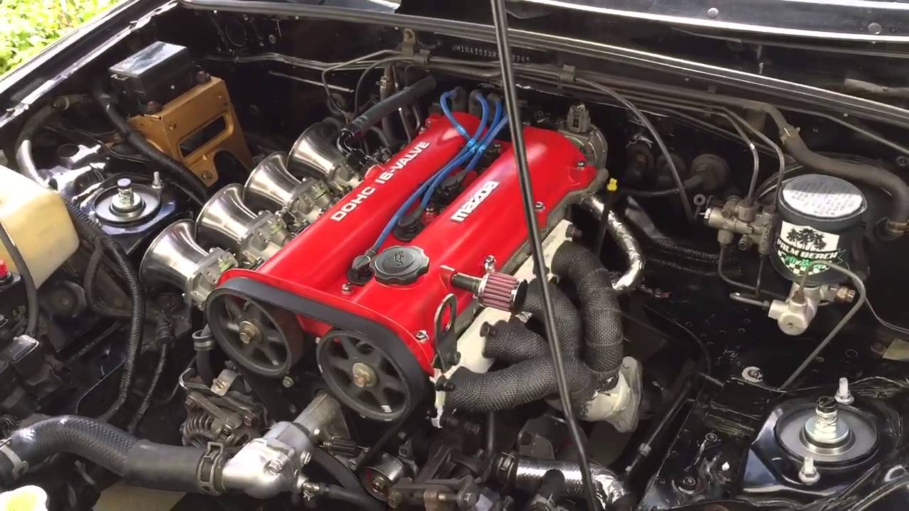 Miata ITB running on MAP only.