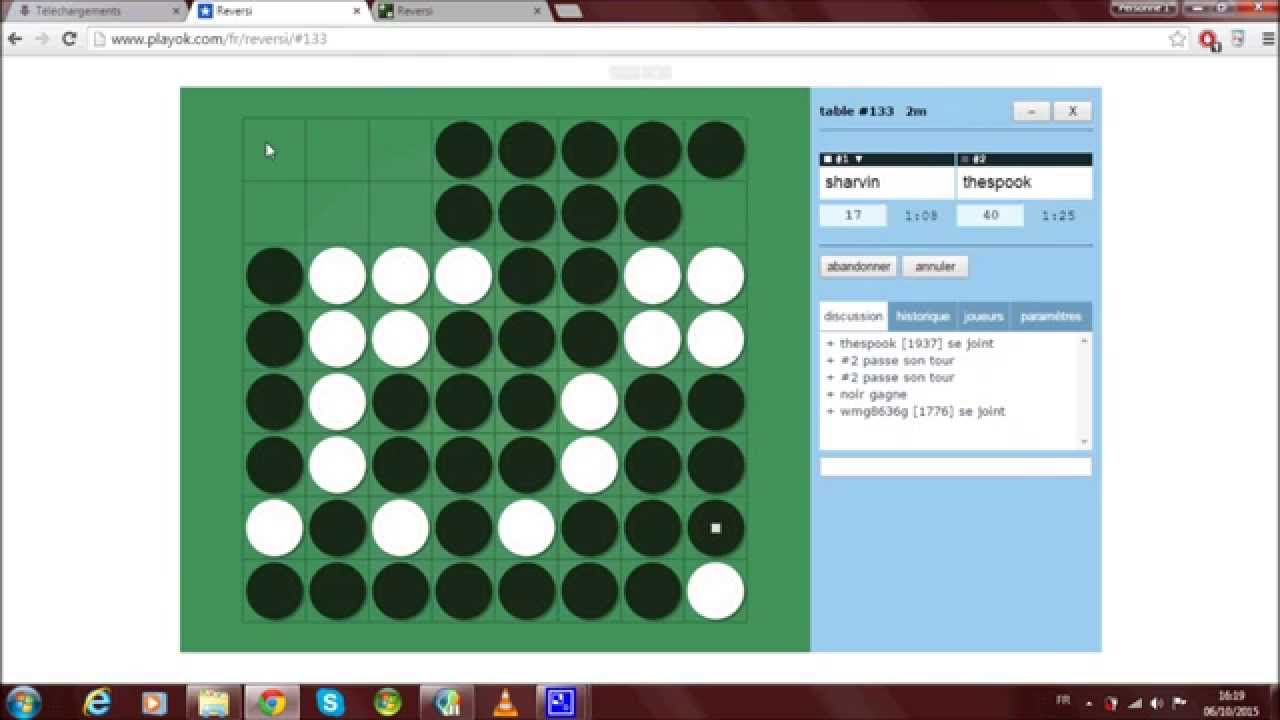 Othello/Reversi level +1900 Play OK