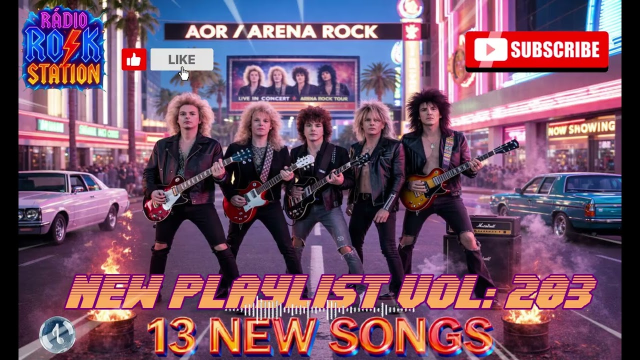 Epic AOR Arena Rock anthems rising high and hitting hard! ⚡🎤