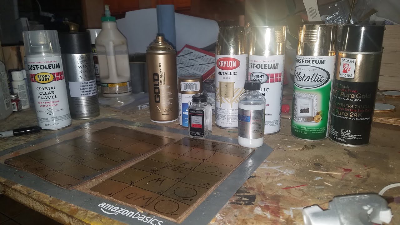 Gold Paint Tests Part 2 - The results?