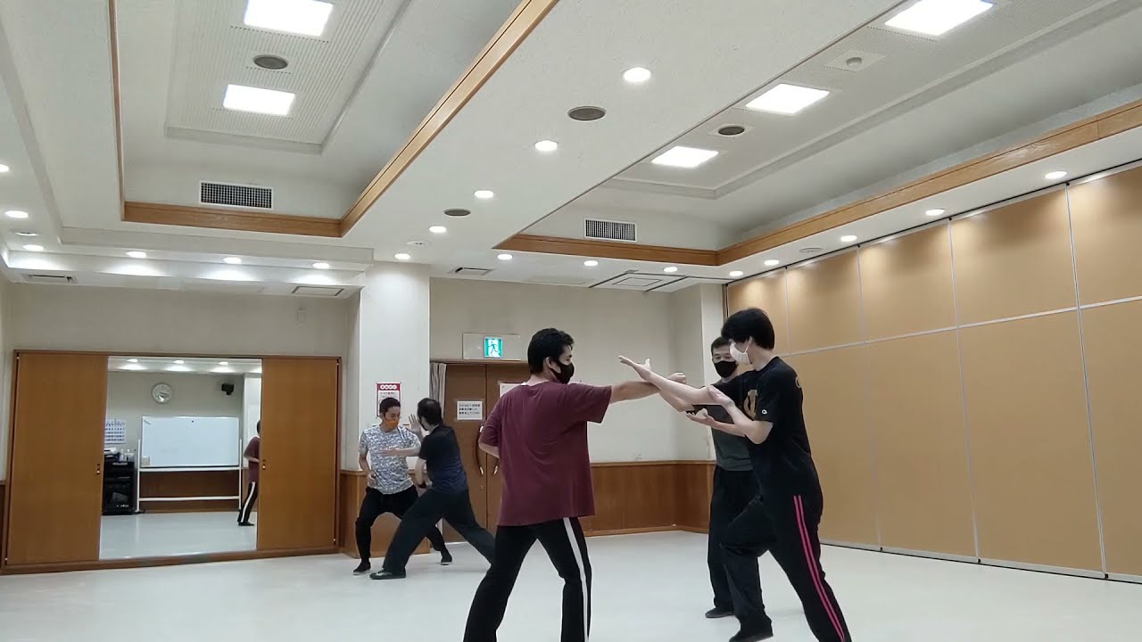 八極拳の対打練習風景！！練習風景の切り抜き動画！！中国武術・八極八卦練技拳社・東京板橋教室