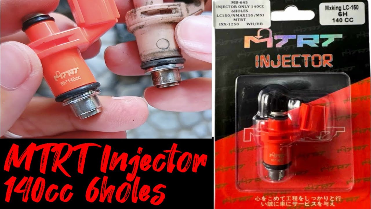 MTRT Injector 140cc 6holes Installation | Sniper 150