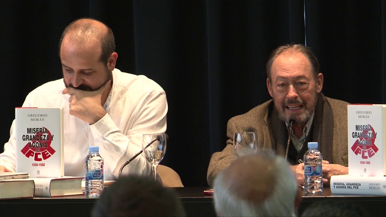 Presentación de Gregorio Morán «Miseria, grandeza y agonía del PCE (1939-1985)»