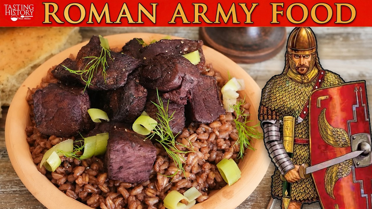 WHAT ROMAN SOLDIERS ATE ON CAMPAIGN | Tasting History with Max Miller