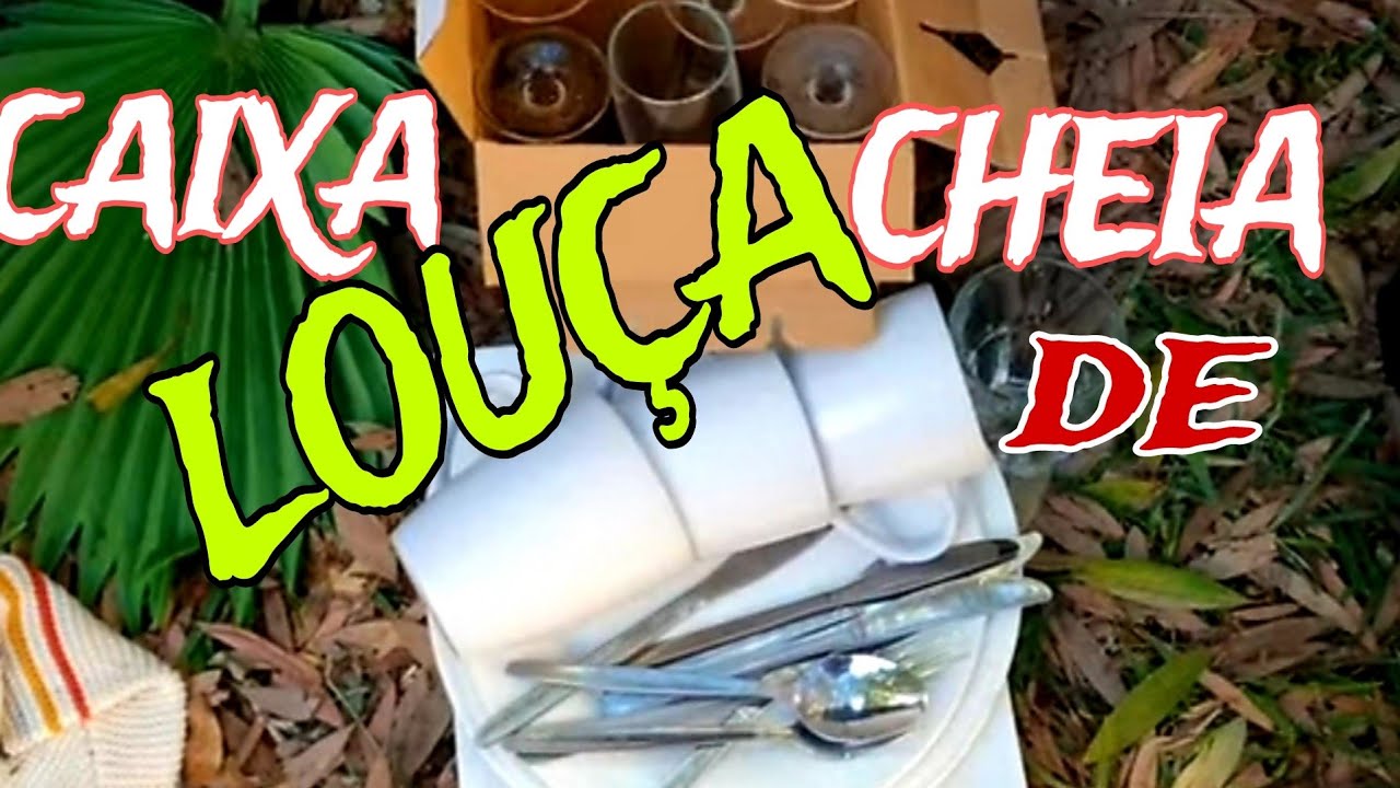 ACHEI BOX CHEIO DE LOUÇAS, LIXO NA AUSTRÁLIA !!!