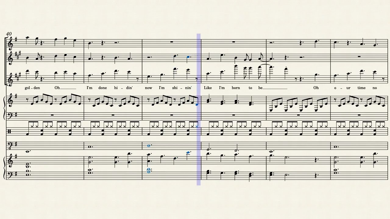 Golden | HUNTR/X - Sheet music