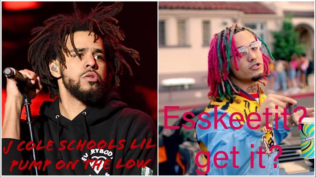 J Cole schools Lil Pump on the low on smoking weed at a young age and pulling a gun on his step dad