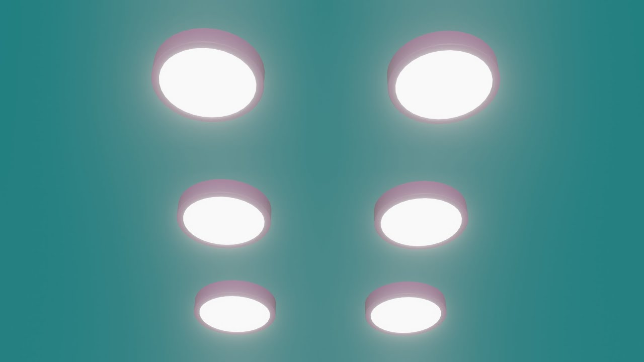 Room LIght in Blender.How to create room light in Blender.3D room light in Blender.