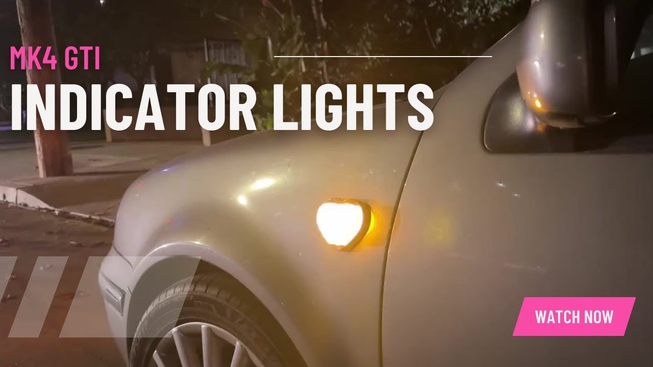 How to install Heart-Shaped Indicator Lights on MK4 GTI | VW Car Customization