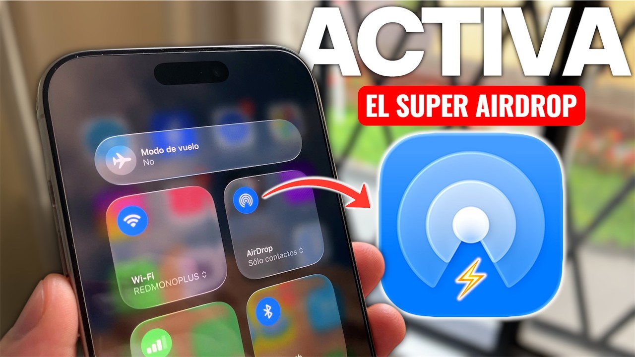 AirDrop en iPhone - TRUCO que lo cambiA TODO! + VELOCIDAD