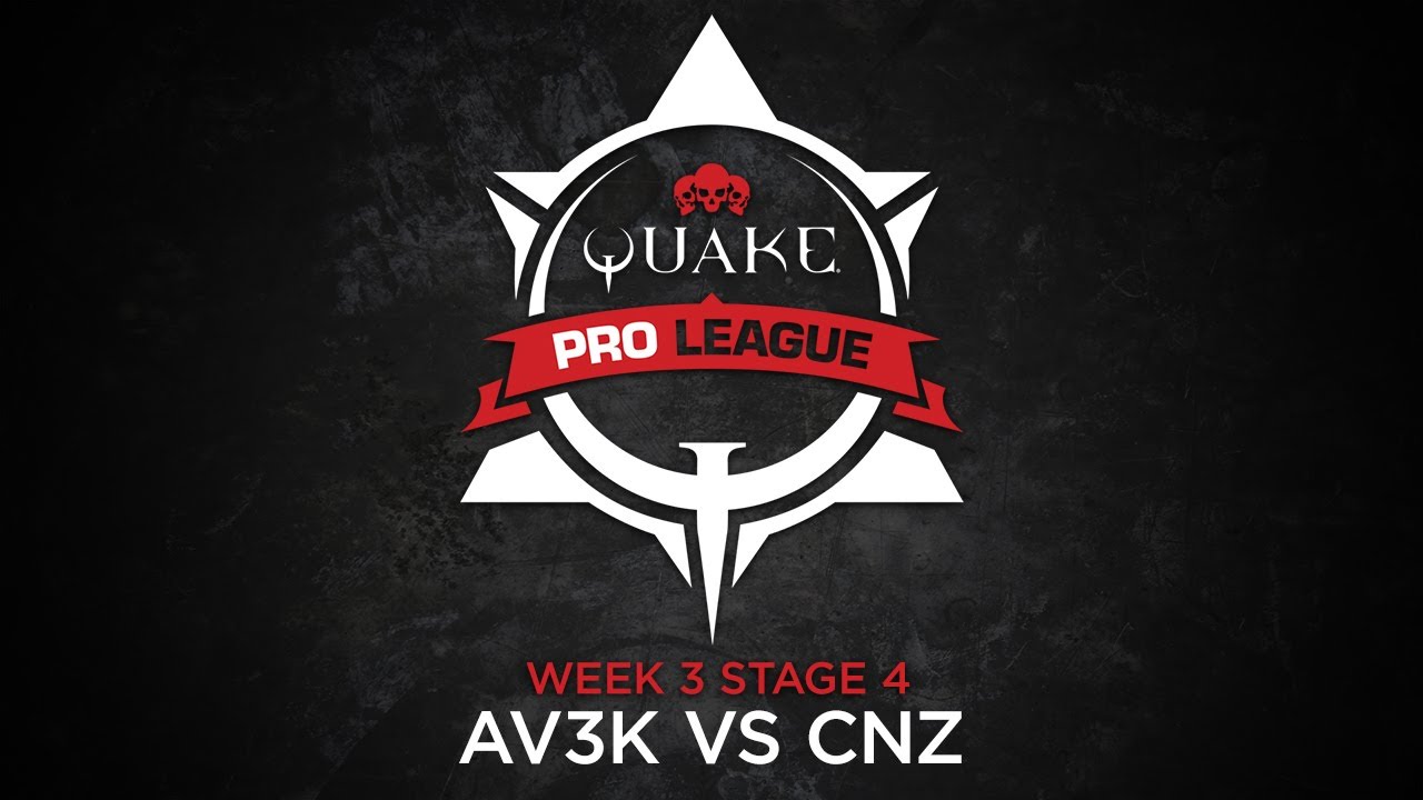 Av3k vs cnz - Quake Pro League - Stage 4 Week 3