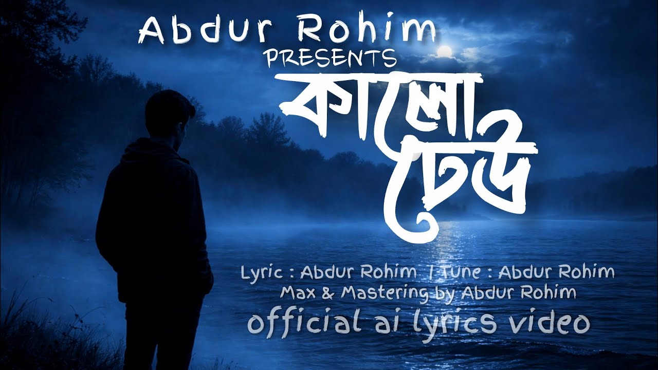 Kalo Dheu | কালো ঢেউ | Abdur Rohim | Bangla Sad Song 2026 | AI Bengali Lyric Video
