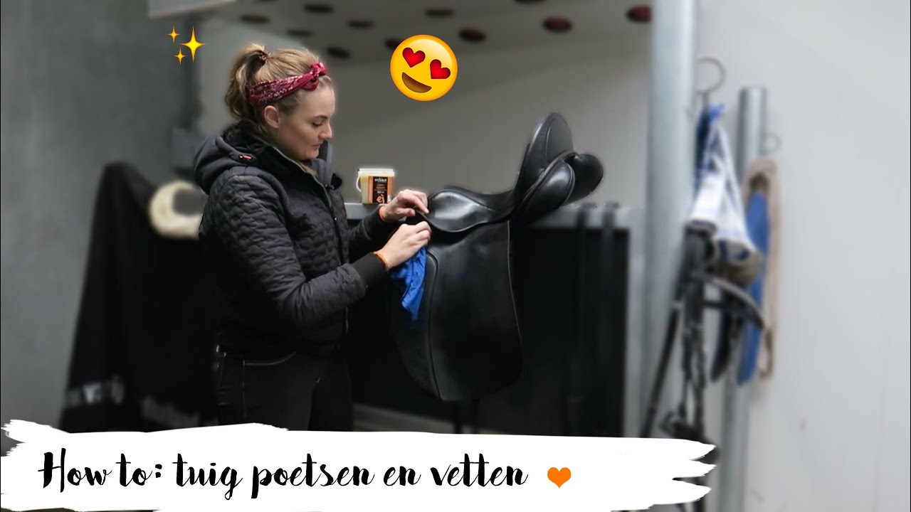 HOW TO: zadel en hoofdstel schoonmaken en invetten | #17 | Epplejeck
