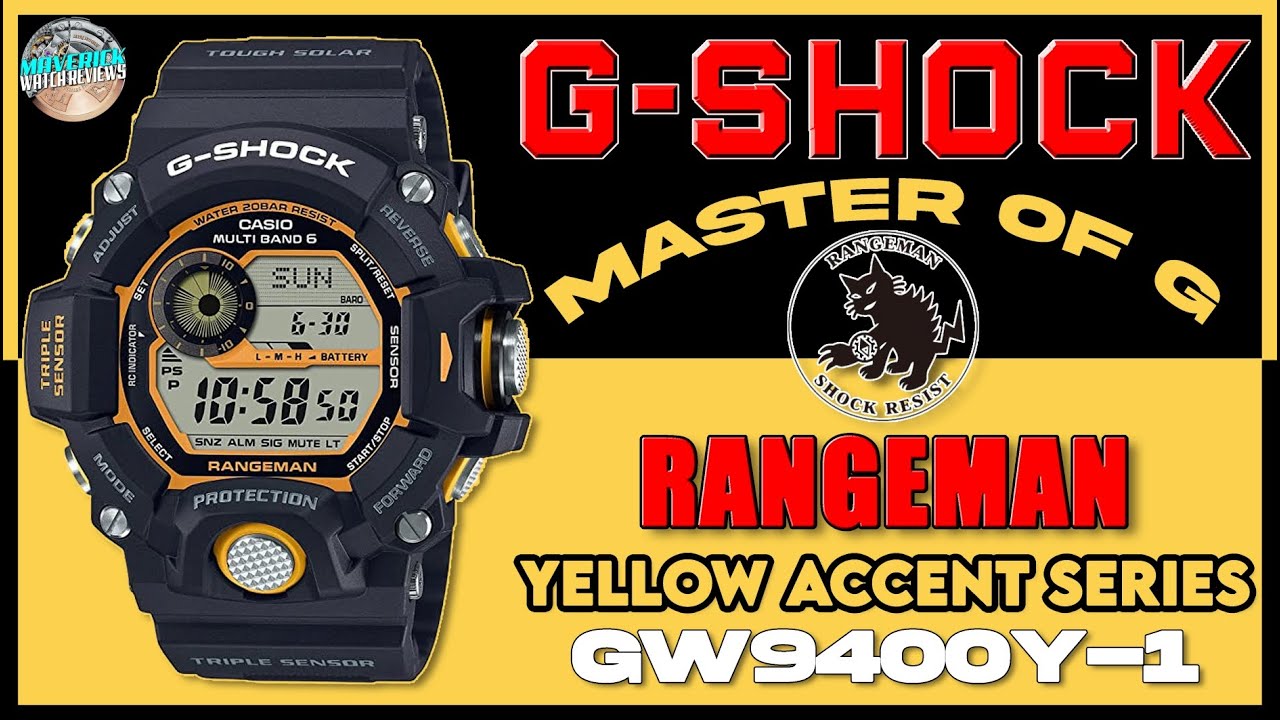 The Last Rangeman? | G-Shock Master of G Rangeman Yellow Accent Series GW9400Y-1 Unbox & Review