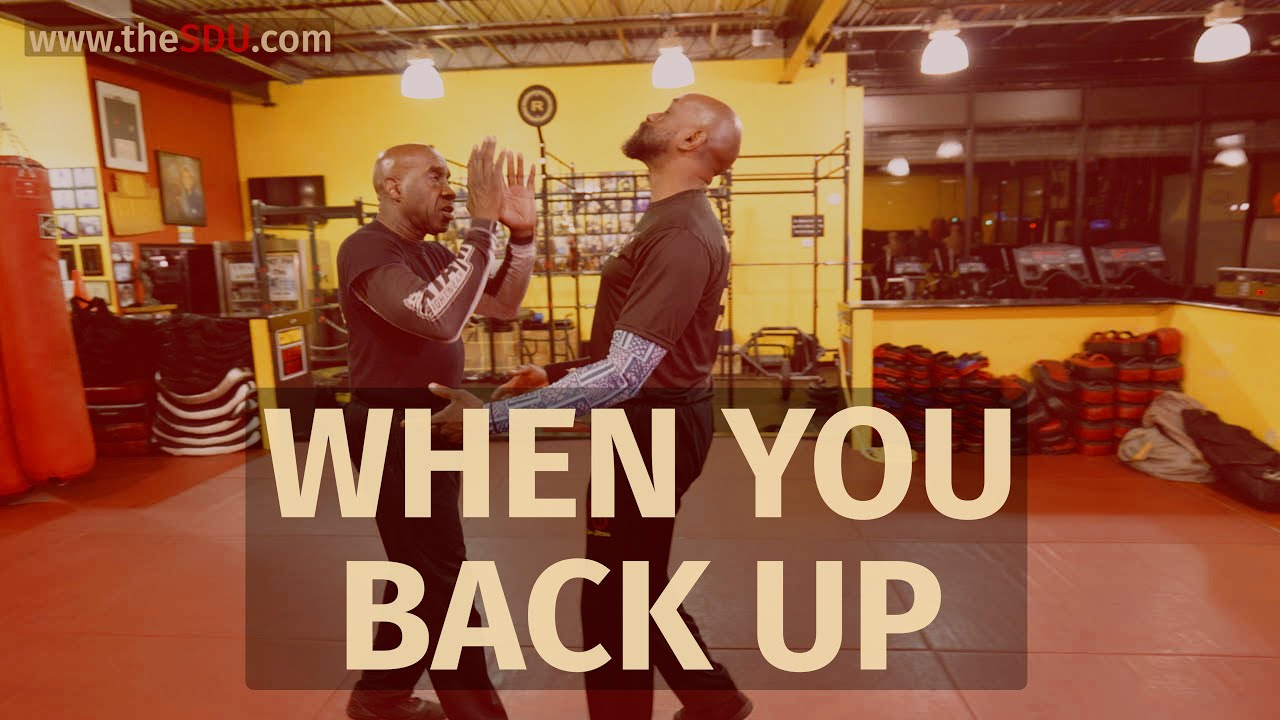 Why You Don't Back up In A Fight
