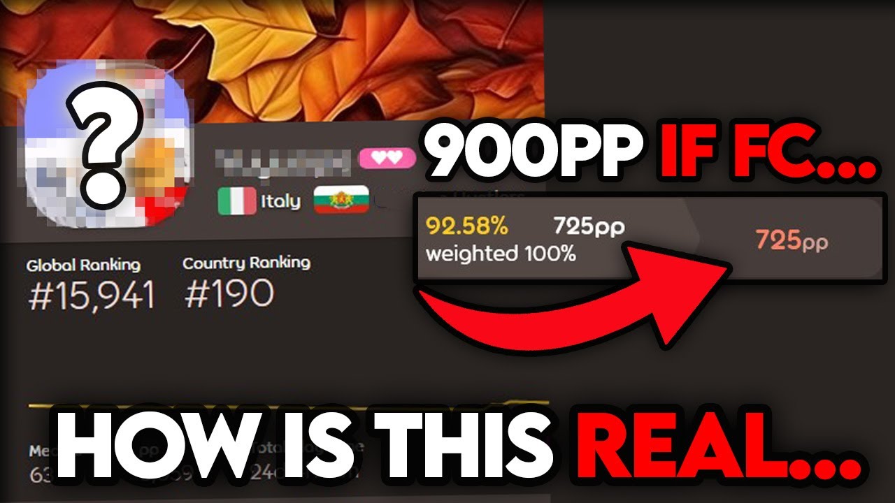5 Digits Can Set 900pp Plays Now?? | osu!