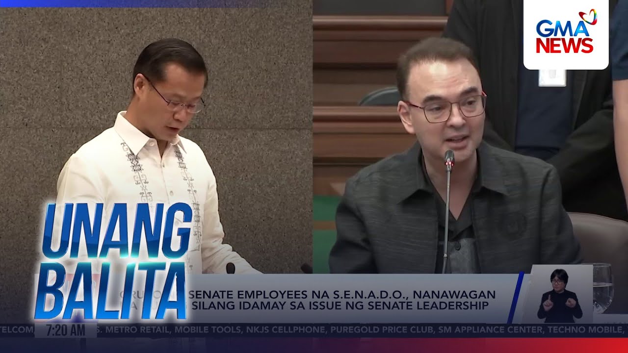Grupo ng Senate employee na S.E.N.A.D.O., nanawagan na huwag silang idamay... | Unang Balita
