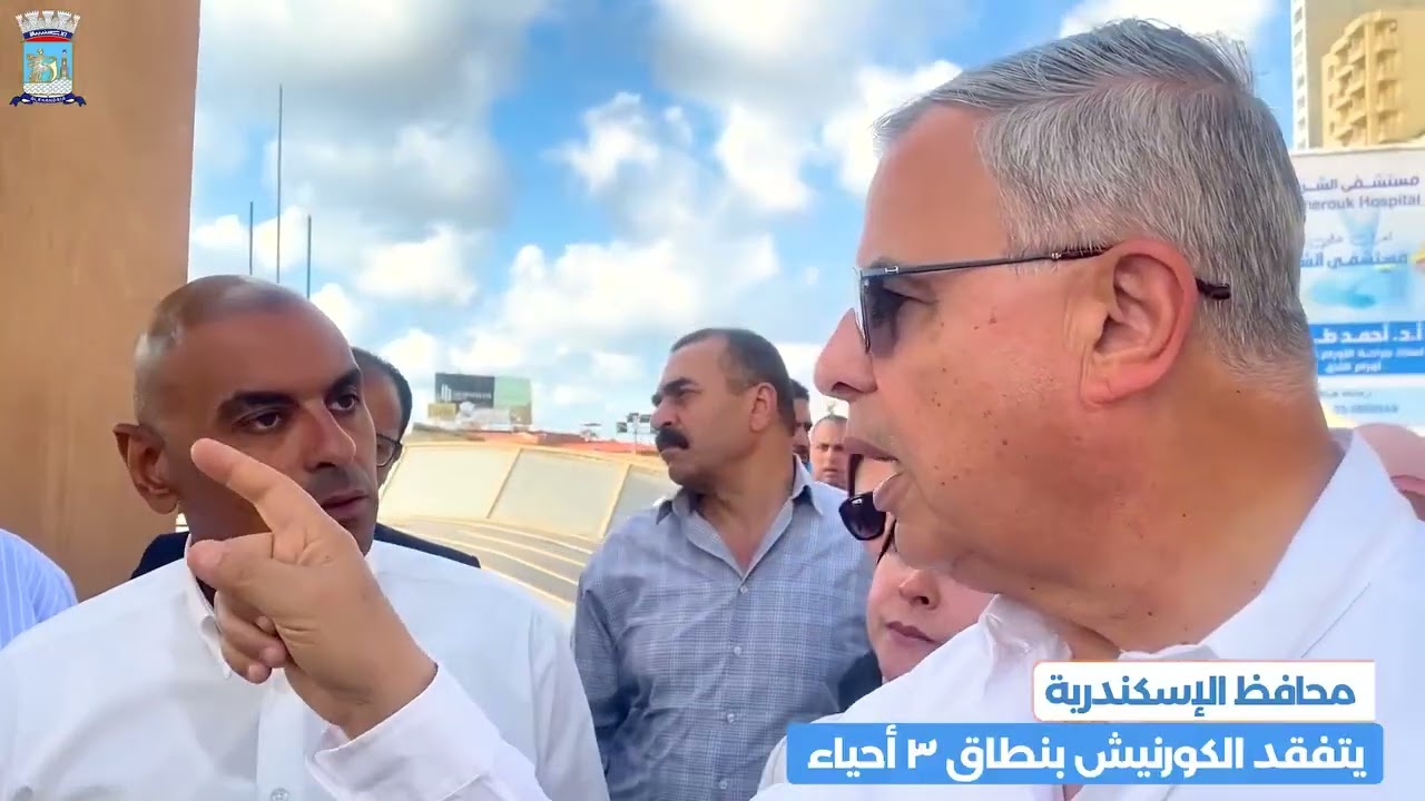 محافظ الإسكندرية يتفقد الكورنيش بنطاق أحياء منتزه أول وثان وشرق ويقوم بحملة مفاجئة على المحال