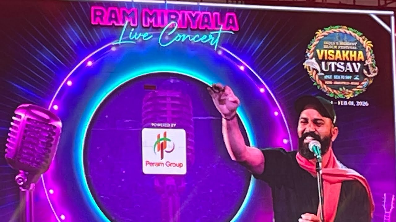 #singer RAM MIRIYALA VIZAG UTHSAV-2026 sons#festivevibes #rkbeach 